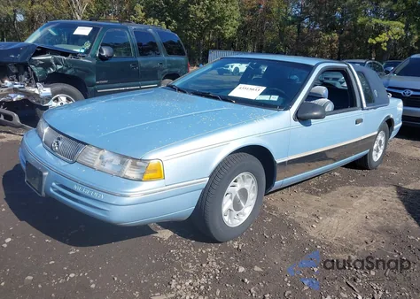 1992 Mercury Cougar Ls из США, поврежденный, VIN 1MEPM6047NH601891